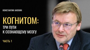 Когнитом три пути к сознающему мозгу. Константин Анохин. Часть 1