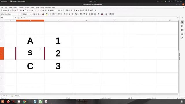 How to set beautiful cell borders in LibreOffice Calc смотреть онлайн
