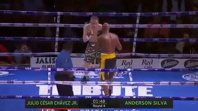 Juilo Cessar Chavez Jr Anderson Silva Full Fight