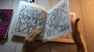 Обзор серии раскрасок "Самая страшная раскраска". Пример раскрашенных работ