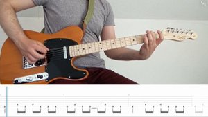 Nirvana - Come As You Are Intro Guitar Riff (with Tabs)
