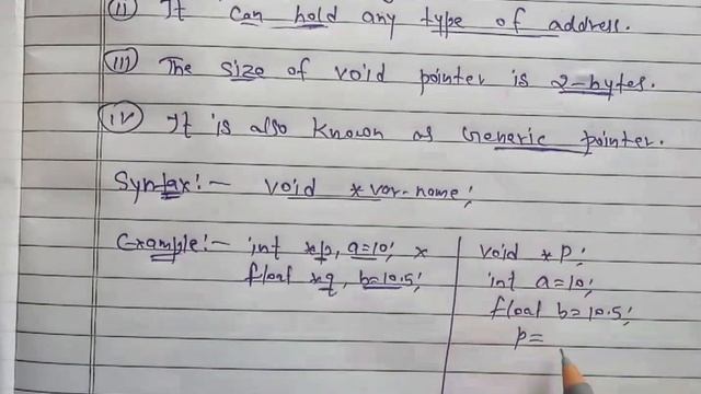 void pointer in c with example | what is void pointer? | Learn Coding