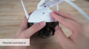 Установка EZVIZ C8C   How to set up and install C8C outdoor pantilt camera