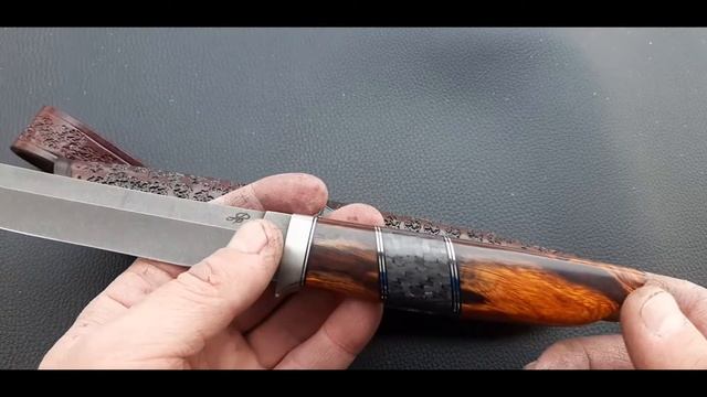 Нож из стали К390!!!!! По Японским мотивам!!!!!!!!!! смотреть онлайн