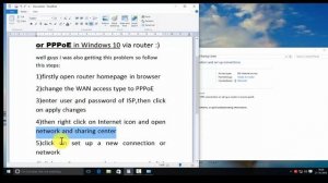 how to connect broadband connection or PPPoE