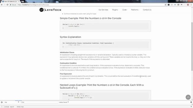 JavaScript For Loops | Web Development for Beginners