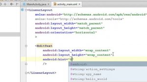 Android Studio Tutorial   03   Create a simple user interface