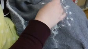 Как вышить одуванчик на свитере // How to embroider a dandelion on a sweater