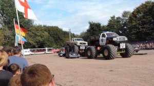 Германия/Freestyle Monstertruckshow. Монстертрак, шоу каскадеров в Германии часть 2