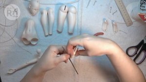 Как перетянуть шарнирную куклу из серии "Милашки" от RA duet