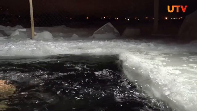 Открытие  восстановление ледяного бассейна клуба ДЕВОН Октябрьский