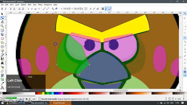 Inkscape Howto - Angry Birds [Red] смотреть онлайн