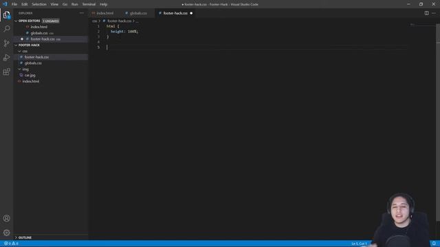 Hack para dejar el footer abajo! ? смотреть онлайн