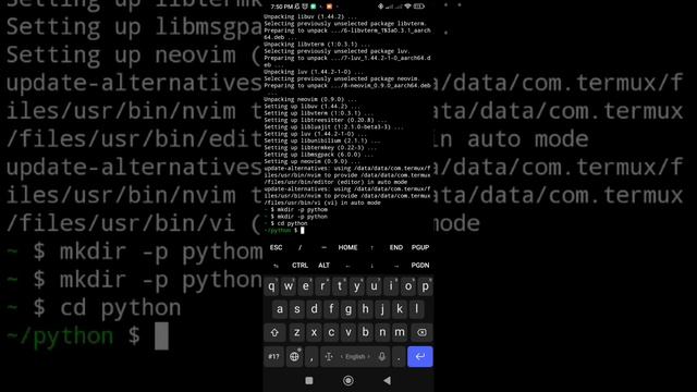 Установка python на android | termux