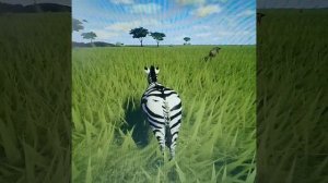 Играю за зебру.. | Игра Wild savanna | ROBLOX