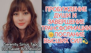 ПРОБУЖДЕНИЕ ДУШИ И ЗАВЕРШЕНИЕ ТРАНСФОРМАЦИИ🌞ПОСЛАНИЕ ВЫСШИХ СИЛ💫таро расклад на судьбу