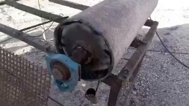 Изготовление и ремонт барабана конвейера из старых труб. 27/06/2017 смотреть онлайн