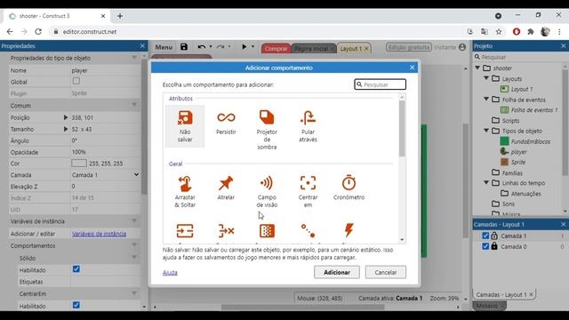 Aprenda a criar um Jogo de Tiro (Shooter) com Câmera Top Down no Construct 3 смотреть онлайн