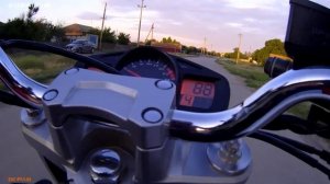 Вечерняя поездка на Suzuki GSR 400