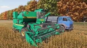 Farming Simulator 22 / Карта Кошмак / НИВА ЭФФЕКТ на уборке сои