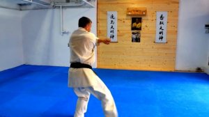 Ката Тайкиоку Cоно Сан киокушинкай каратэ So-Kyokushin karate/ KataTaikyoku sono san