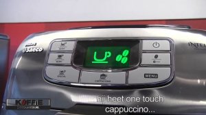 Philips Saeco Intelia One Touch Cappuccino HD8753/11: automatische espressomachine! Bekijk demo