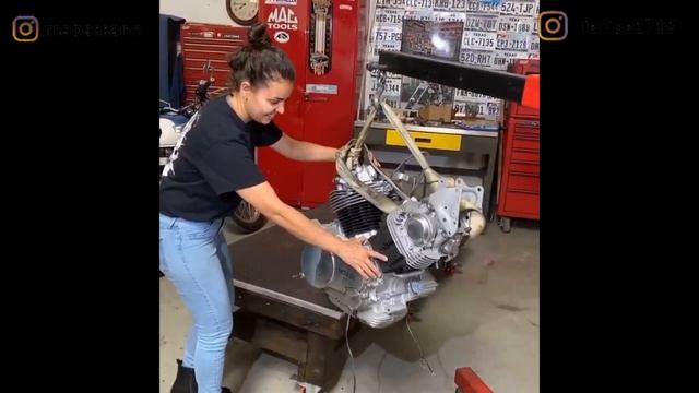 1982 YAMAHA VIRAGO XV 750 TIME LAPSE CAFE RACER PROJECT EP. 3 смотреть онлайн