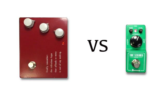 Klon KTR vs Ibanez Tube Screamer Mini смотреть онлайн
