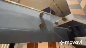 Стеклянная лестница. Стеклянные ограждения.