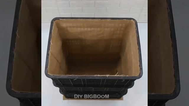 10 Cabinet Storage from Old Plastic Crate, Furniture Jute Craft Ideas