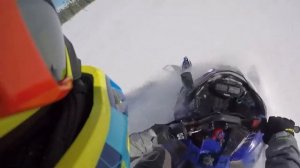 Yamaha Sidewinder in the powder