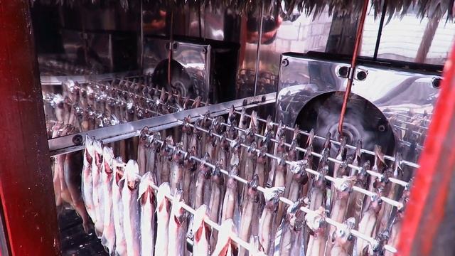 Мойва холодного копчения. Процесс приготовления.