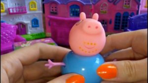 Распаковка игрушек Свинка Пеппа Peppa Pig Набор с мебелью