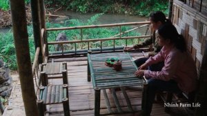 New Life of Man Has Two Wives in The Green Forest, Make Bamboo Chairs, Bamboo Beds - Ep.10
