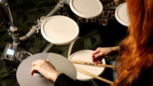 Электронная ударная установка Medeli DD516 сломались тарелки часть 1