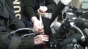 Вынос радиатора и шноркель.  Yamaha Grizzly 700  4