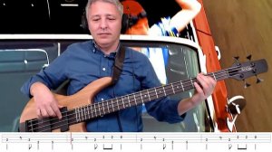 The Offspring - Pretty Fly For A White Guy (Bass Cover) + TABS