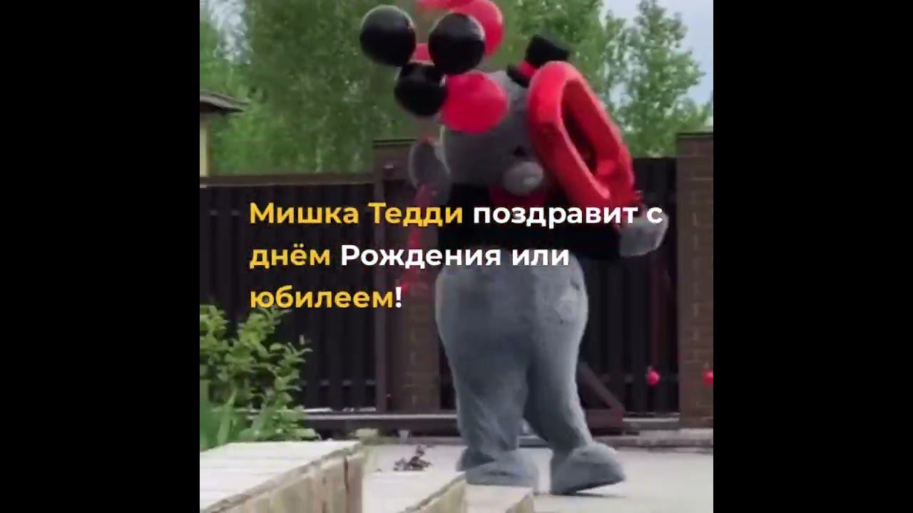 Мишка Тедди. Поздравление в Уфе