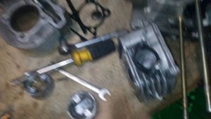 Облегчение поршня скутера расточка головы 150сс тюнинг 157qmj racer lupus