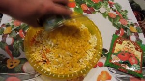 Салат с мивиной, простой рецепт