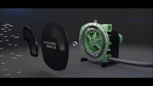 Конструкция перистальтического шлангового насоса VerderFlex (Великобритания)