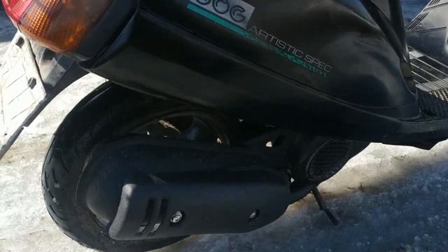 Тайваньский глушитель на Yamaha Jog. Повалит? смотреть онлайн