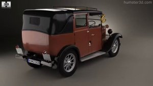 Austin 12/4 Taxi 1935 by 3D model store Humster3D.com