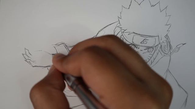 How to Draw Naruto Uzumaki (Kyubi Form) - Naruto | Step By Step Tutorial смотреть онлайн