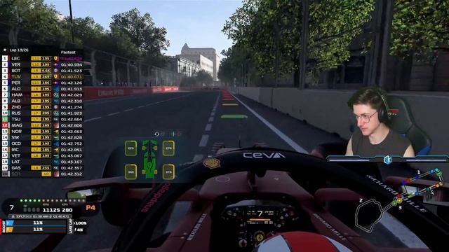 FERRARI 1-2?! | F12021 Realistic MyDriver | Raceweek 5: Baku Race