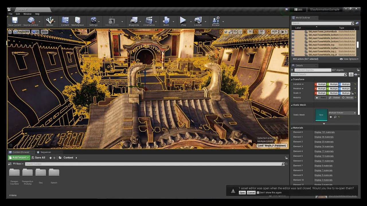 Экспорт ассетов из Unreal Engine для сцены и риггинга в Maya