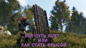 Вся суть Rust или Как быстро стать крысой )))) #rust #rustpvp #rustgame