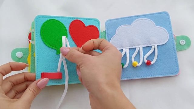 Обзор развивающей книги из фетра "Котик" смотреть онлайн