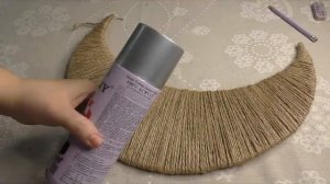 Украшение ПОЛУМЕСЯЦ к Новому году и Рождеству / игрушка гигант / поделка в школу.