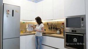 Видео-отзыв. Кухня "Мишель". Компания "Премиум-Мебель". Кухни, мебель на заказ СПб. Санкт-Петербург